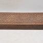 Antique Hand Carved Hardwood Cribbage Board with Storage Box
