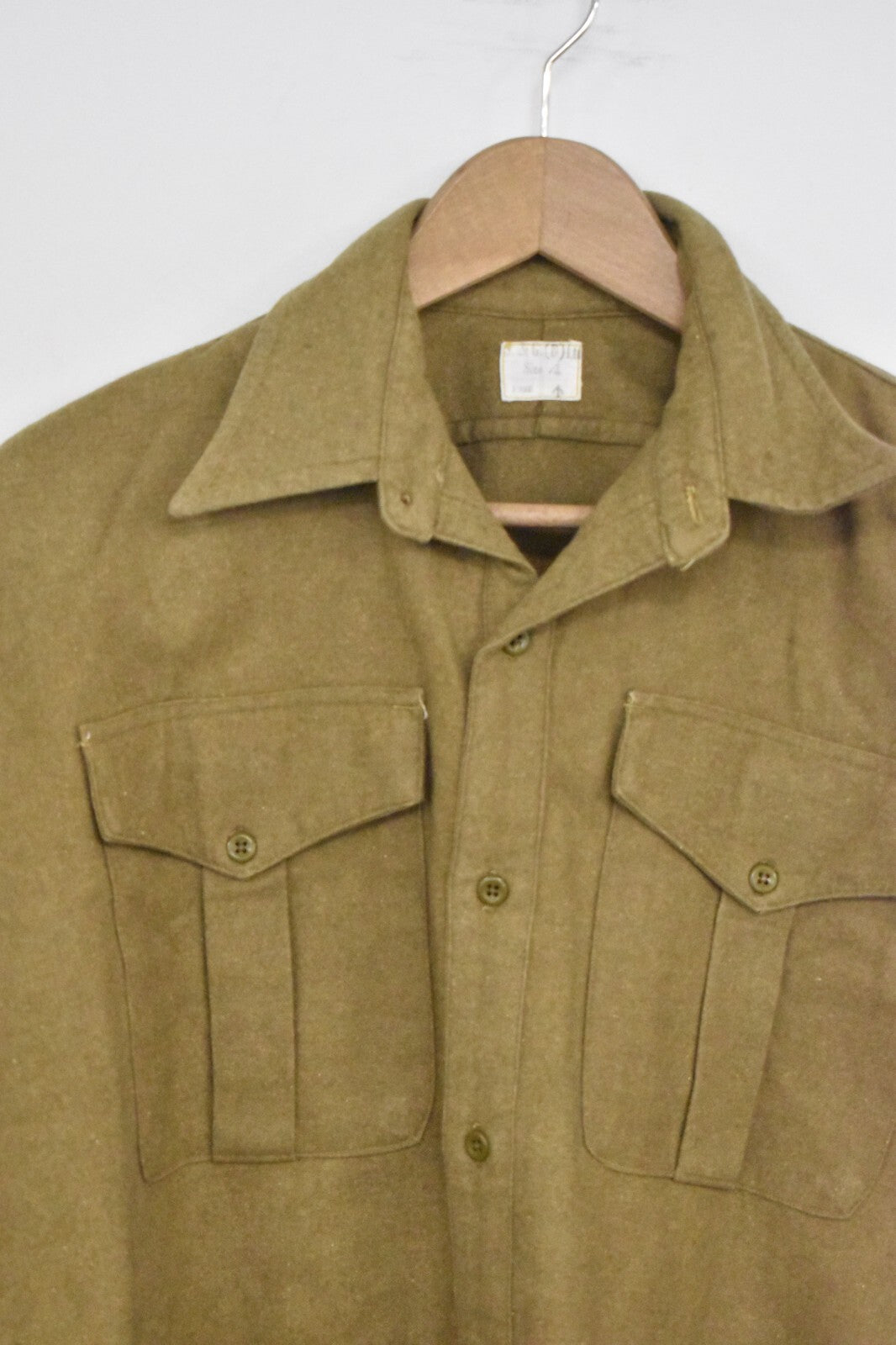 British Army 1951 Pattern KF Hairy Mary Wool Combat Shirt – Size 40" Dated 1952