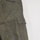 Swedish Army WWII Grey Wool Field Trousers 1940 Leather Straps Military Vintage