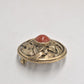 Vintage Celtic Knot Carnelian Brooch