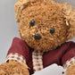 Vintage Sage Wooden Bristle Teddy Bear – 30cm