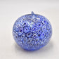 Vintage Italian Millefiori Blue Apple Paperweight – Studio Art Glass Decorative