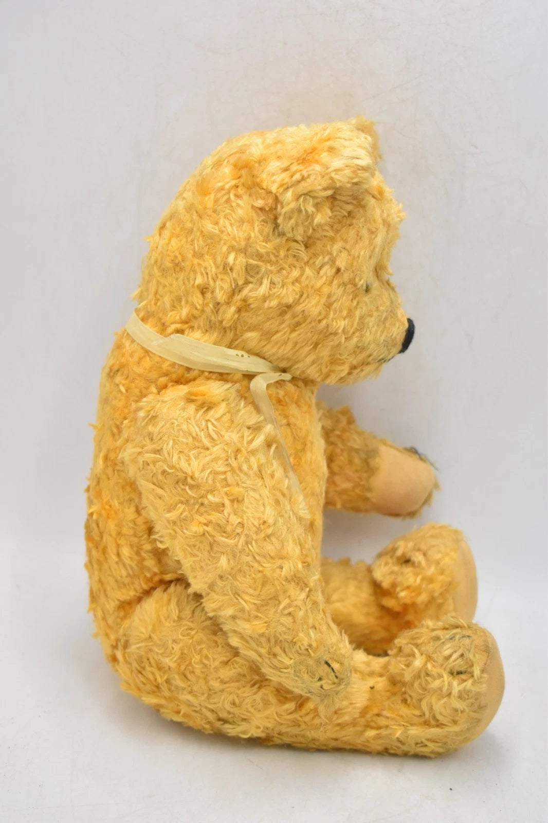 1950s Post-War Silk Plush Vintage Teddy Bear Fully Jointed 35cm