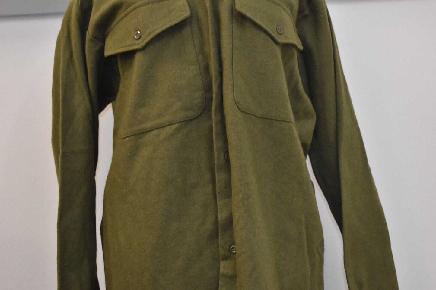 Vintage British Army KF Hairy Mary Wool Combat Shirt – 40" Chest
