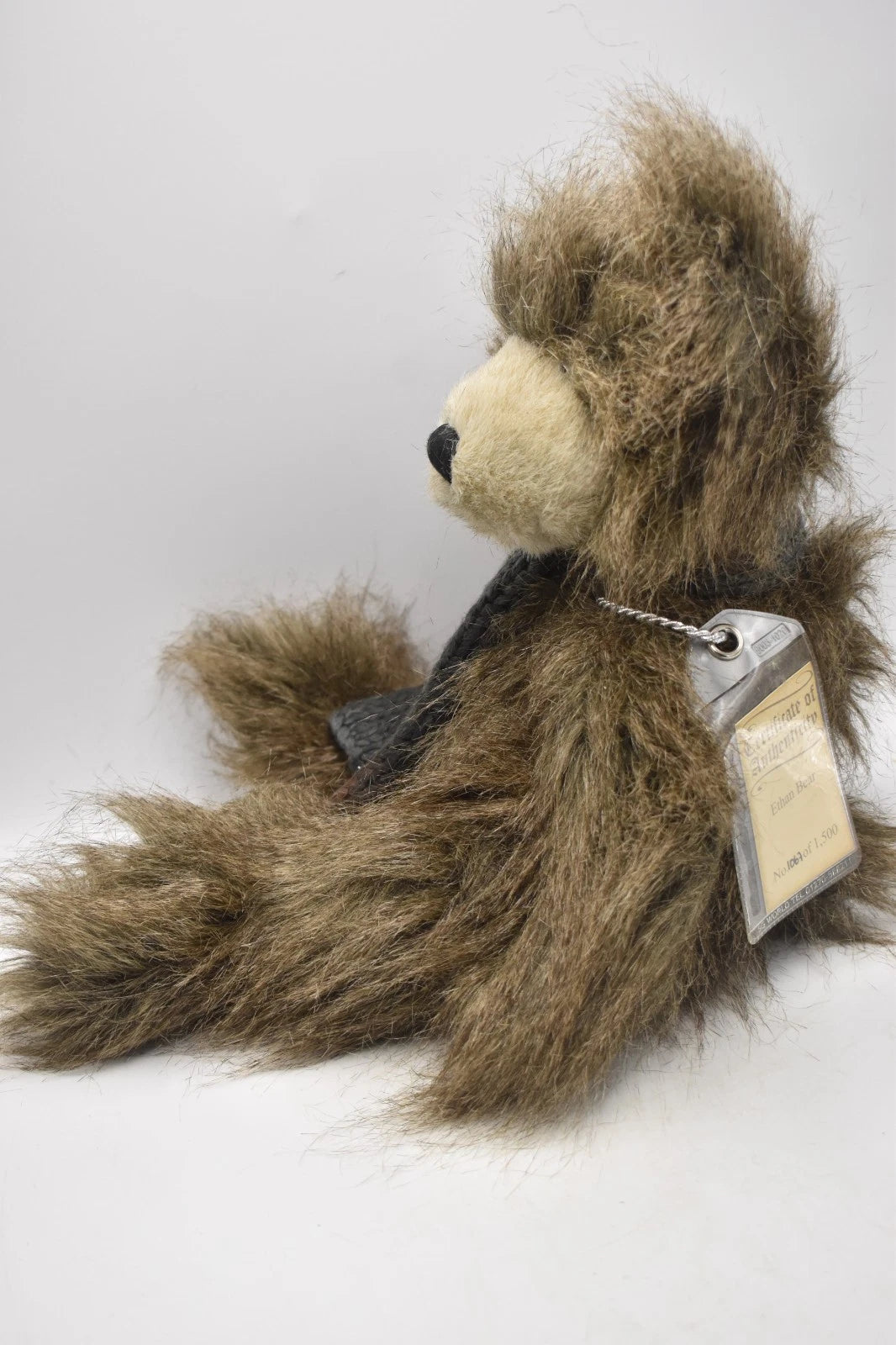 Suki Silver Tag Ethan Teddy Bear Limited Edition 1067 of 1500 Tagged 40cm