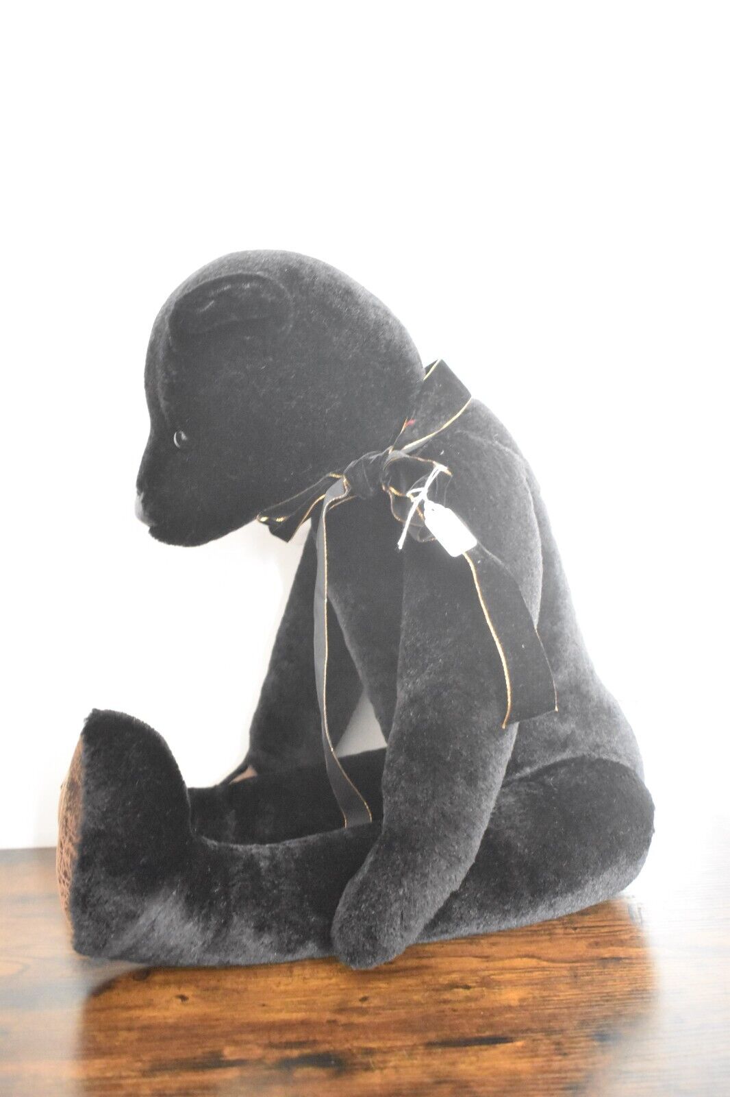 Merrythought Alpha Farnell Black Mohair Teddy Bear - Growler Limited Edition