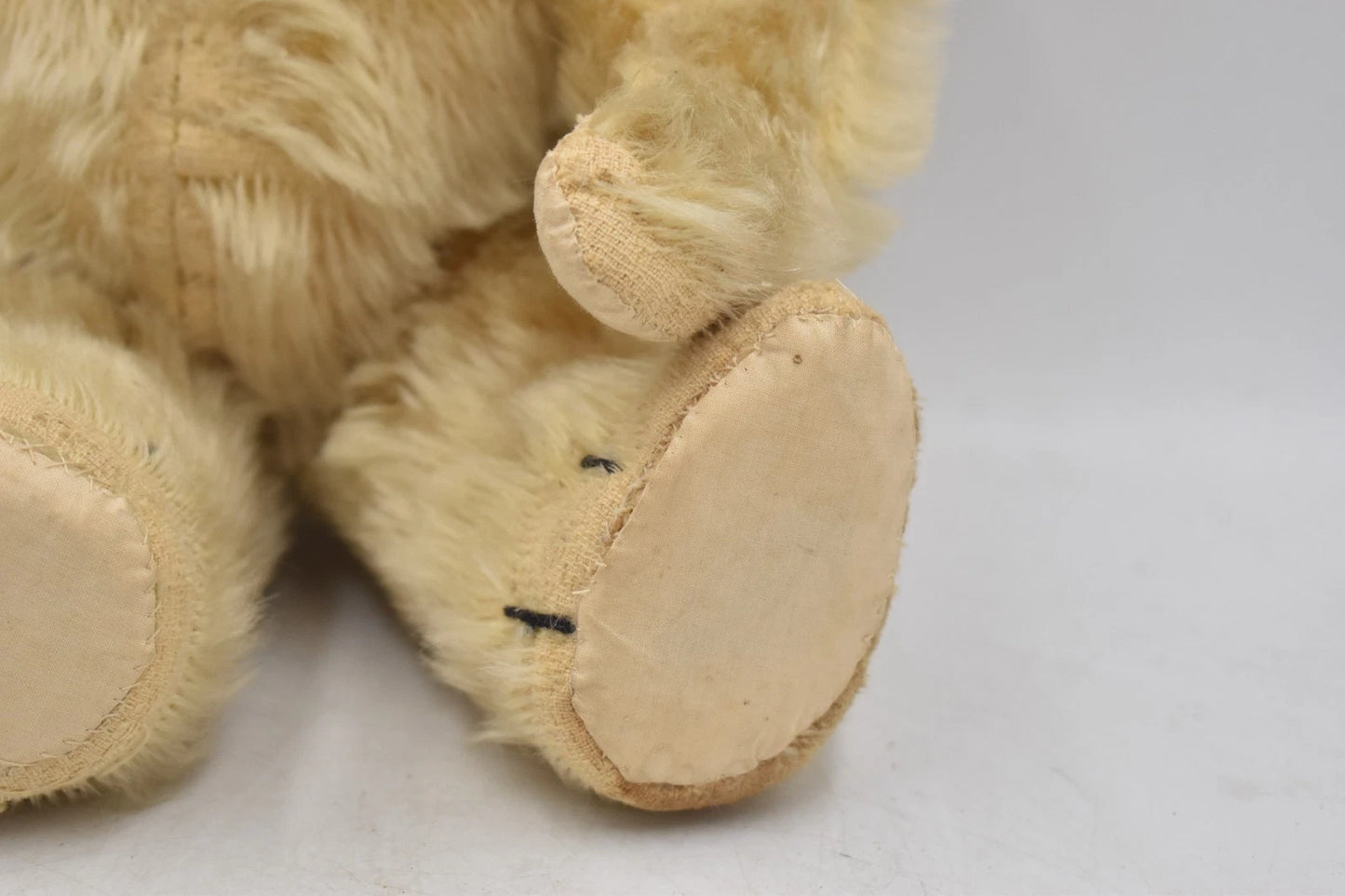 Vintage 1950s Chiltern Toys Mohair Teddy Bear Fully Jointed 36cm