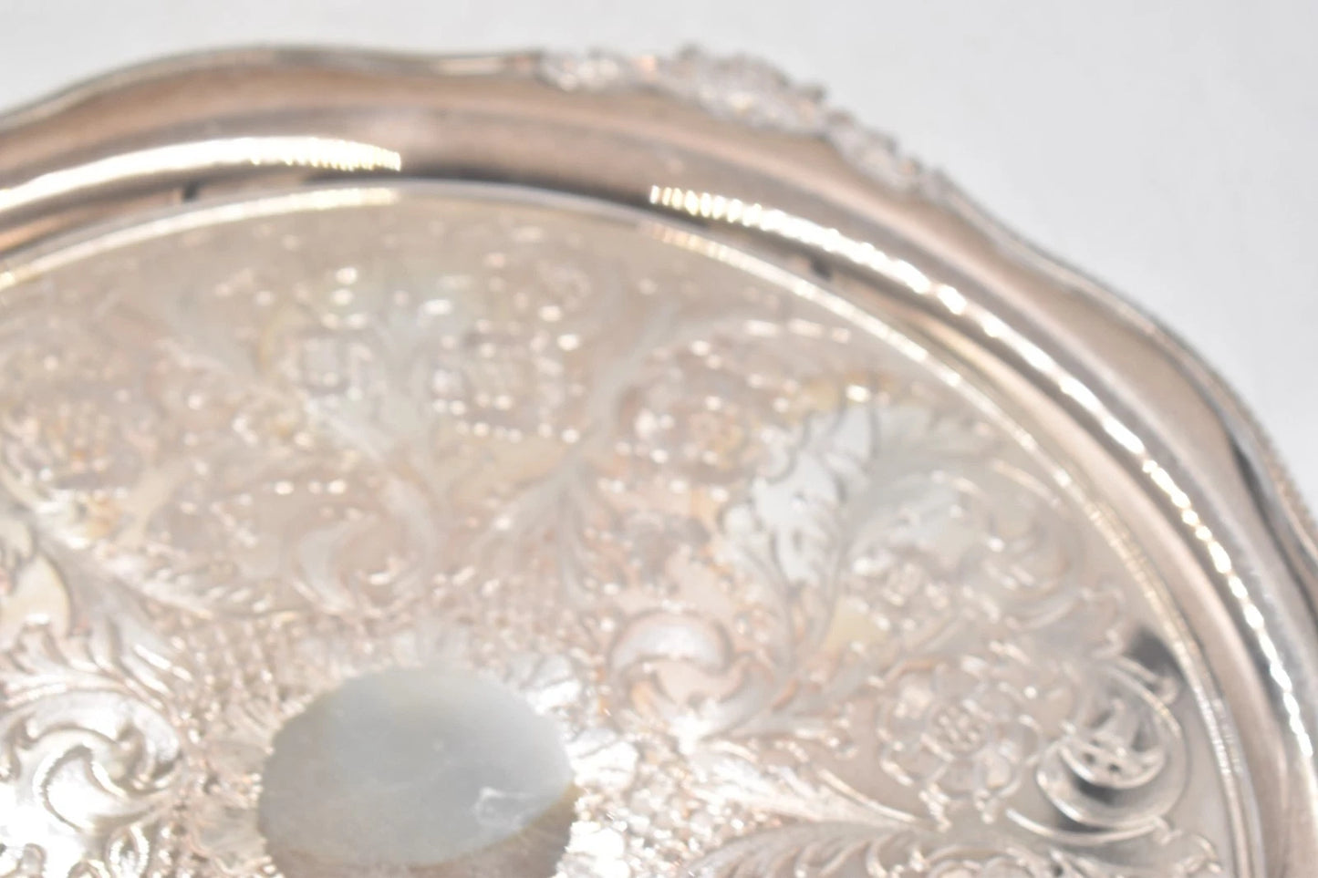 Viners Vintage Silver Plated Large Serving Tray 36cm English Drinks Tea Cocktail