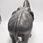 Antique Vintage Black Wood Ebony Decorative Elephant Statue Figurine – 4.7KG