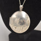 Vintage Sterling Silver 925 Necklace with Foliate Etched Locket Pendant – 46cm