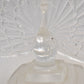 Vintage Cristal d’Arques Lead Crystal Peacock Ornament Figurine Clear Glass