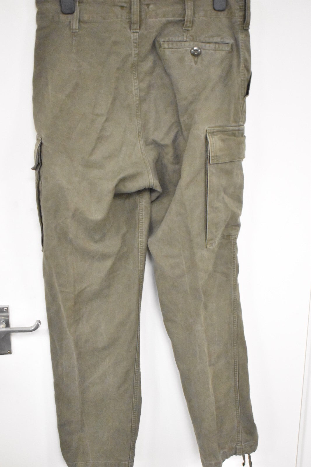 German Army Moleskin Cargo Trousers – W32" L31" – Dated 1988 – Military Surplus