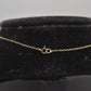 Vintage 9ct Yellow Gold Gemstone Pendant Necklace