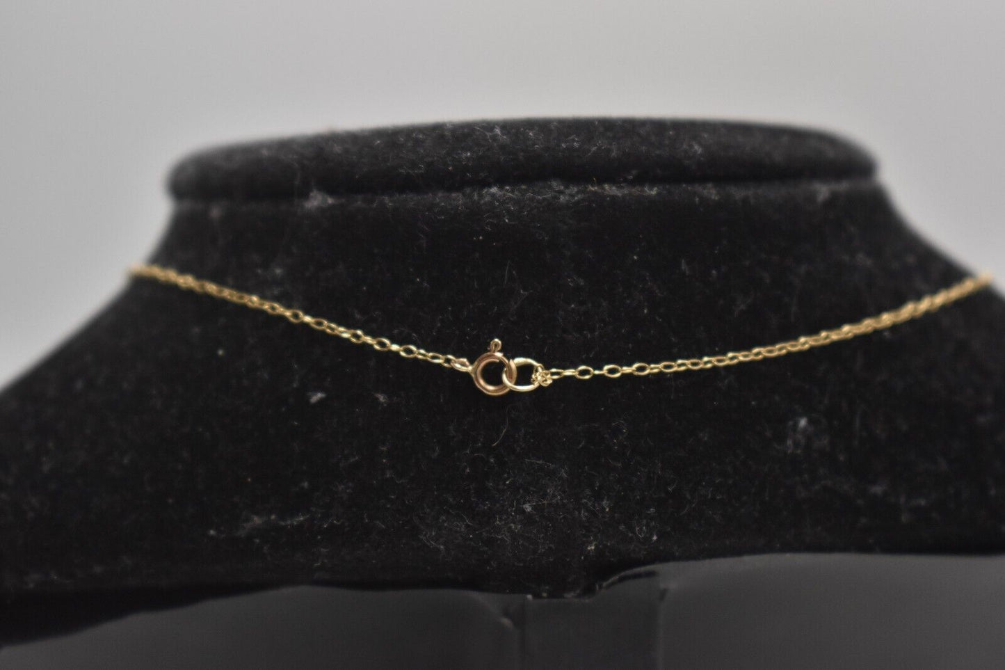 Vintage 9ct Yellow Gold Gemstone Pendant Necklace