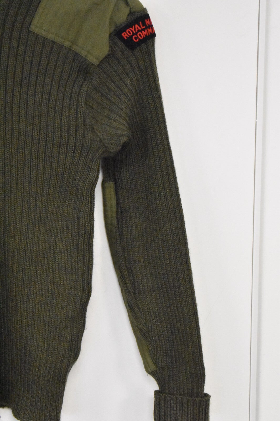 British Royal Marines Commando Green Wool Pullover Jumper – Size 2