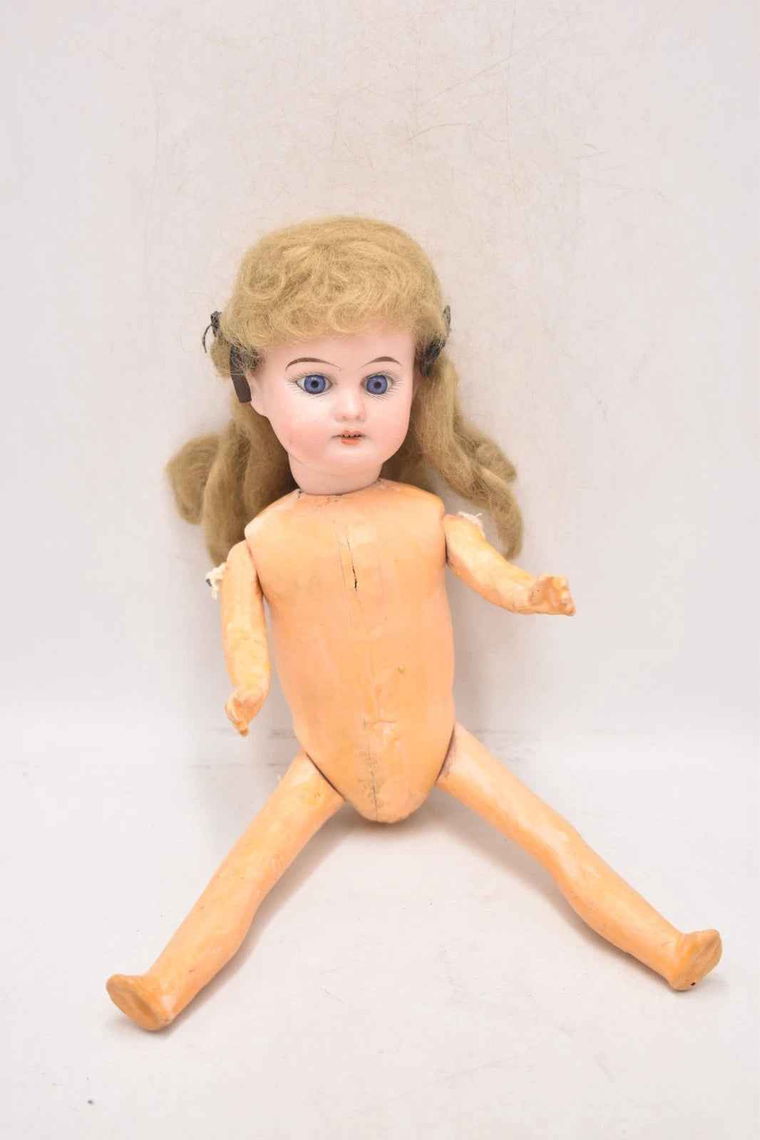 Antique Armand Marseille 1894 AM Bisque Head Doll With Teeth 35cm Vintage