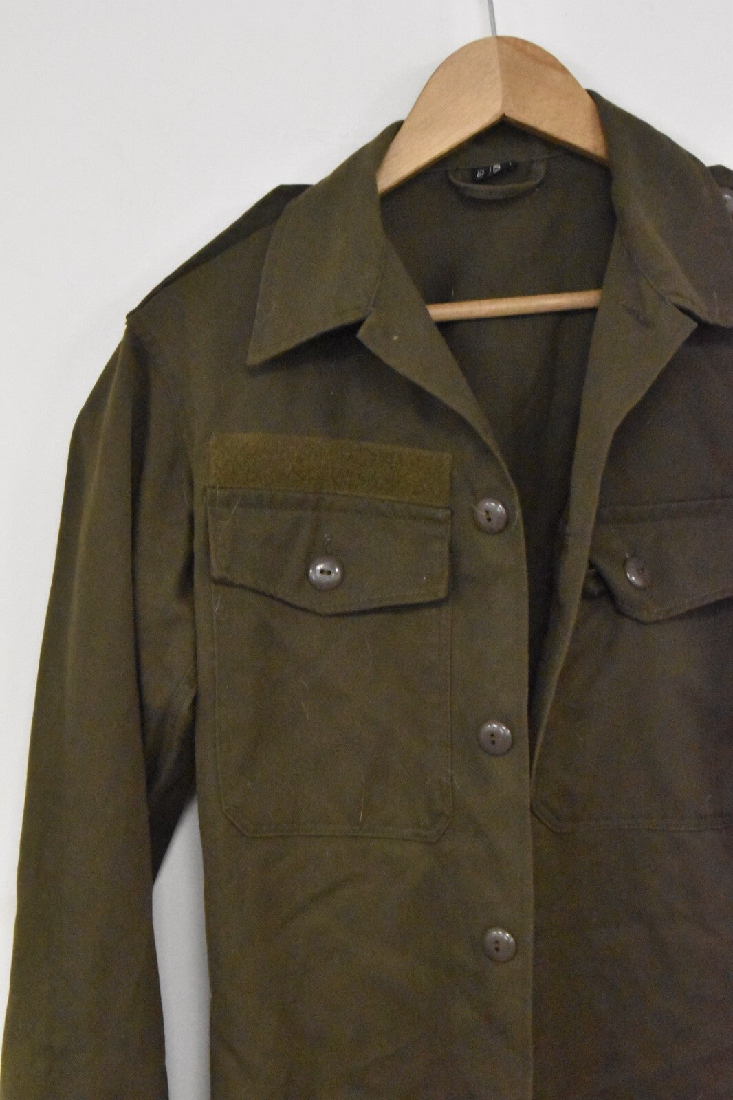 Austrian Army Field Shirt Khaki Green Military Uniform Heereseigentum 40" Chest