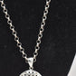 Vintage Sterling Silver 925 Tiger Eye Pendant Necklace – 46cm, 17.1g