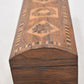 Antique Tunbridge Ware Dome Top Glove Handkerchief Box