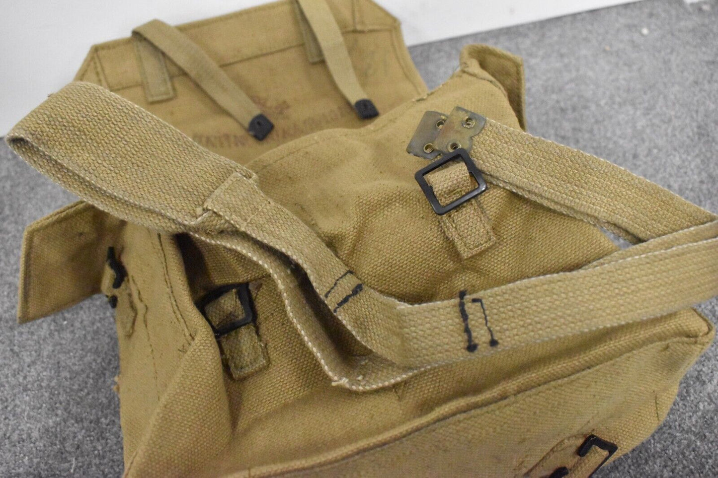 British Army 37 Pattern Webbing Small Pack/Haversack – 1954 Dated