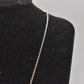 Vintage 925 Sterling Silver & Murano Glass Pendant Necklace – 52cm, Hallmarked
