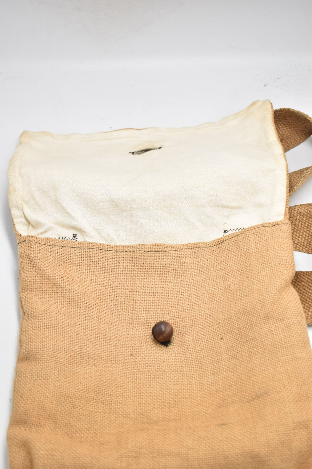 Vintage WWII Soviet Army Bread Bag Haversack Military Canvas Shoulder Bag