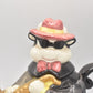 Vintage 1993 Fitz & Floyd Omnibus Saxophone Playing Cow Teapot – Decorative