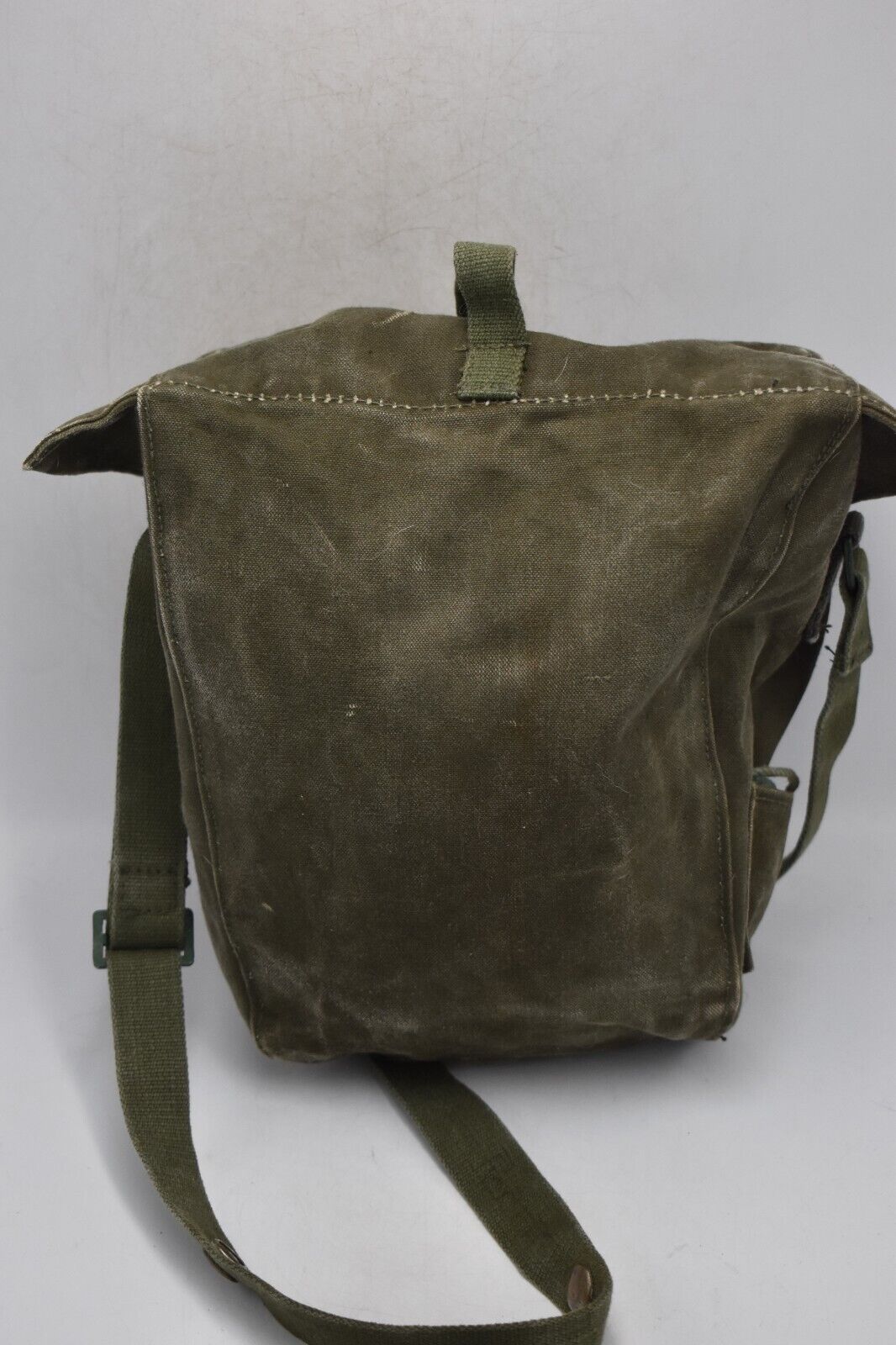 British Army Mk 1 S6 Gas Mask Bag Respirator Haversack 58 Patt. Olive Green 1967