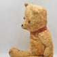 Vintage 1950s European Silk Plush Teddy Bear Fully Jointed 54cm Wood Wool Filled