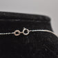 Vintage 925 Sterling Silver Open Heart Dove Pendant Necklace 45cm