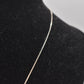 Vintage 925 Sterling Silver and Blue Topaz Pendant Necklace – 42cm