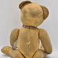 Antique Vintage Mohair Teddy Bear 36cm Fully Jointed Glass Eyes Kapok Stuffed