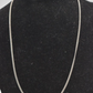 Vintage Sterling Silver 925 Curb Chain Necklace – 46cm