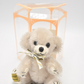 Merrythought Grey Cheeky Bear – Limited Edition Retired – Mohair, Boxed