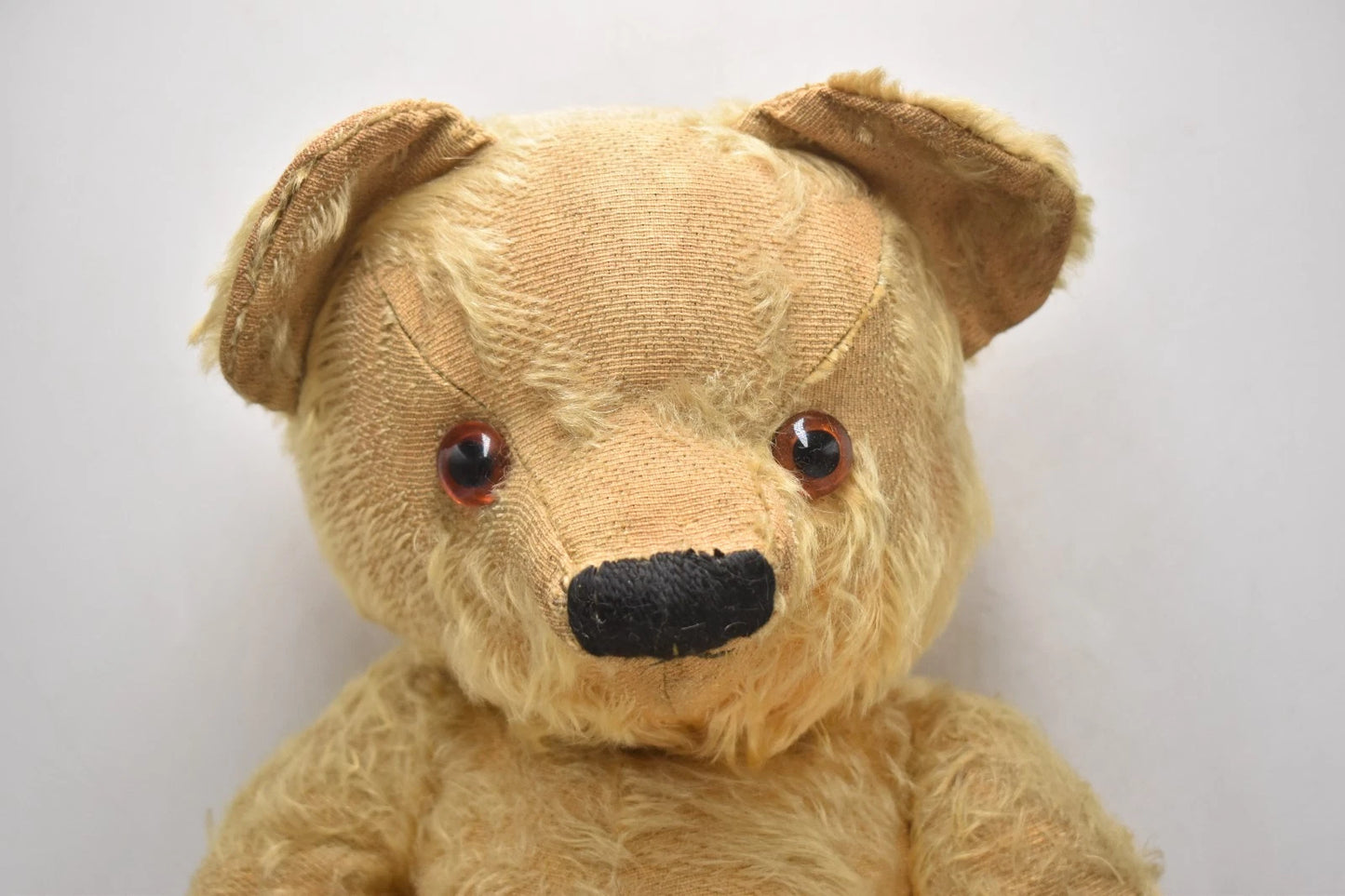 1940s Large Chad Valley English Mohair Teddy Bear Fully Jointed 55cm