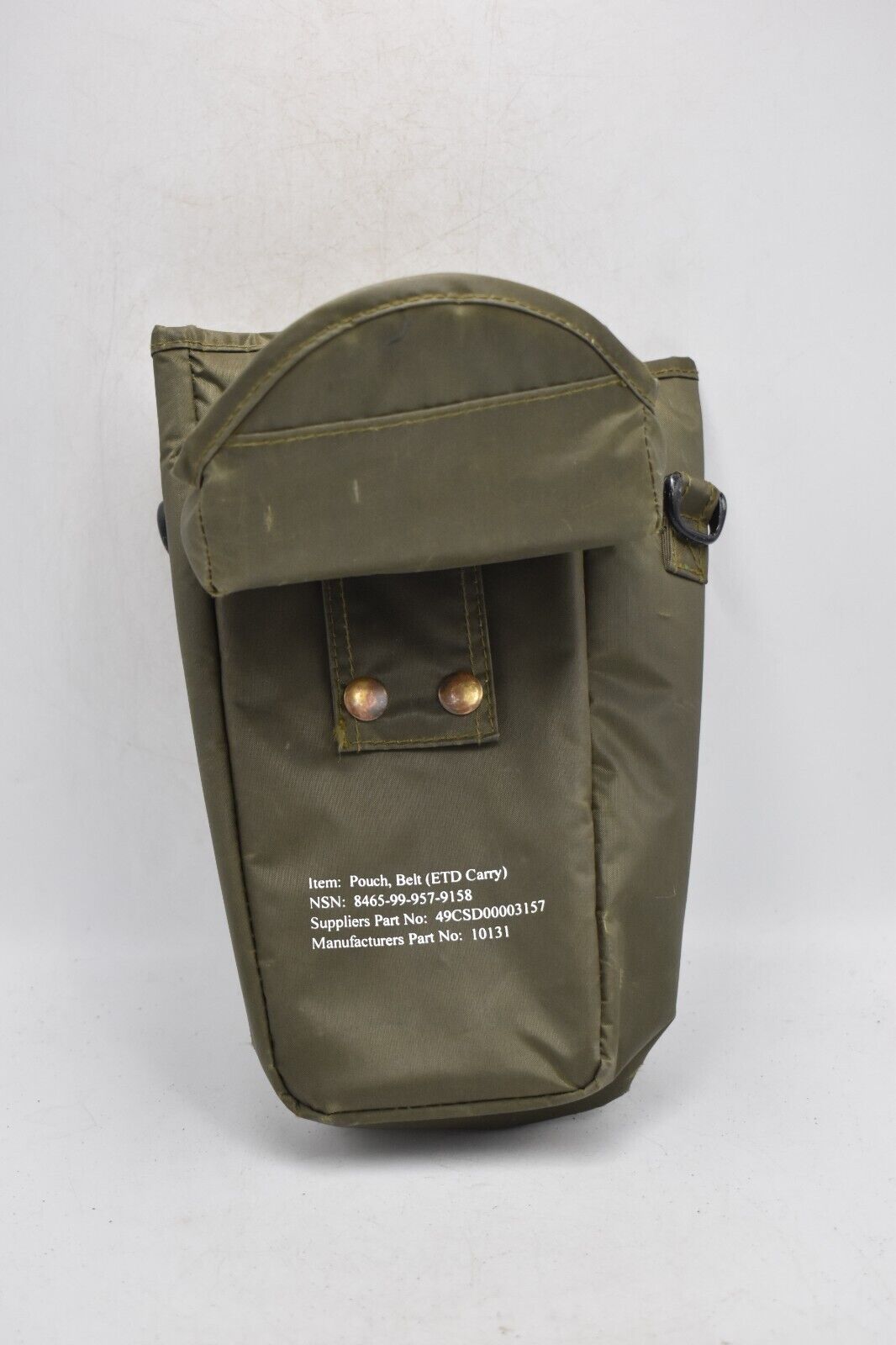 British Army Emergency Trauma Dressing Pouch – Olive Green Nylon