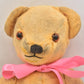Vintage 1940s English Mohair Teddy Bear 38cm Fully Jointed Glass Eyes