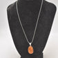 Vintage Sterling Silver 925 Necklace with Baltic Amber Pendant
