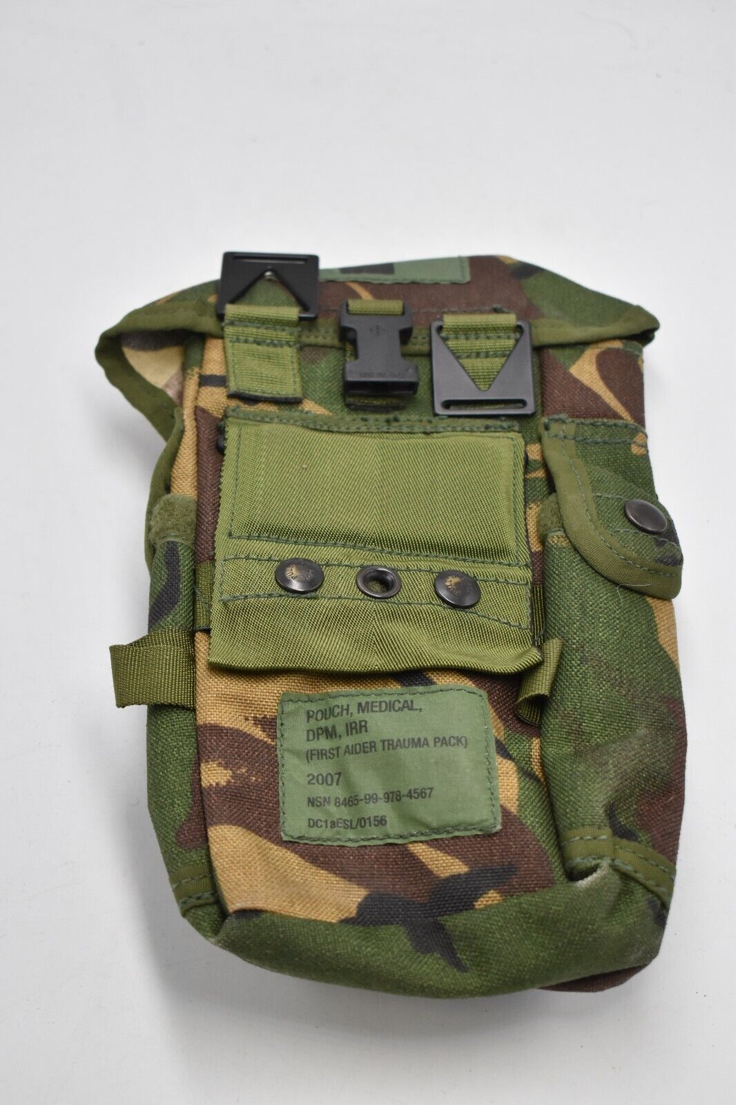 British Army DPM Woodland Medical Pouch – First Aider Trauma Pack (PLCE)