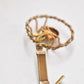 Antique Spider Pyrite & Green Chalcedony Brooch - Ladies Jewellery