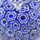 Vintage Italian Millefiori Blue Apple Paperweight – Studio Art Glass Decorative