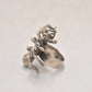 Vintage Sterling Silver 925 Spider Ring - Large Statement Piece Size S