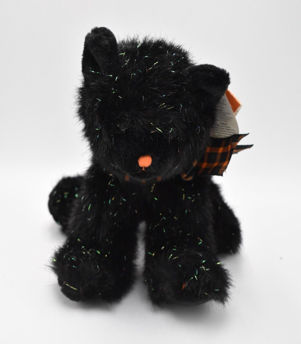 Russ Berrie Burnside Black Cat – Retired & Tagged Plush Soft Toy