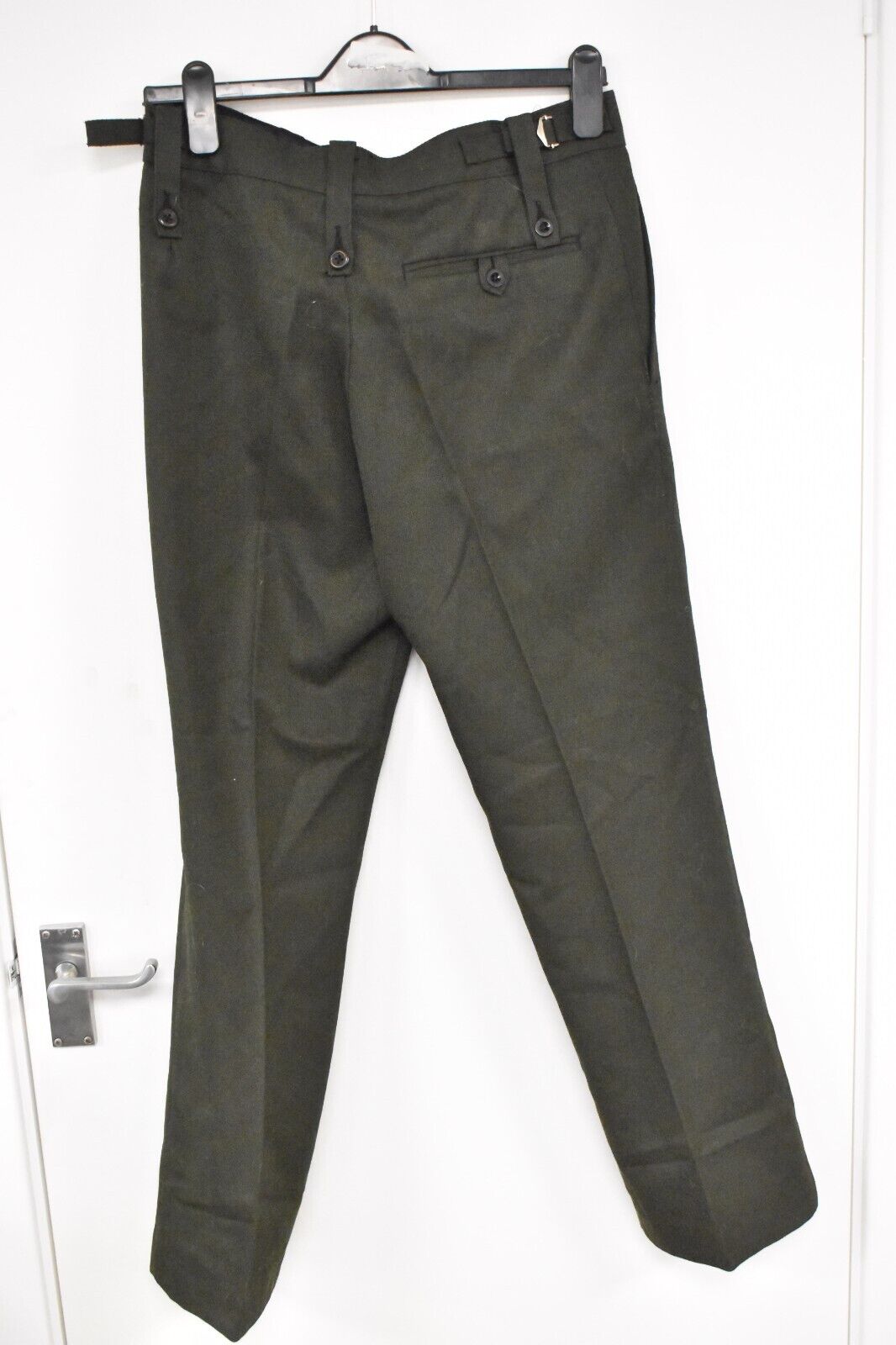 British Army Men's Barrack Dress Trousers – Dark Green – W30" L29"
