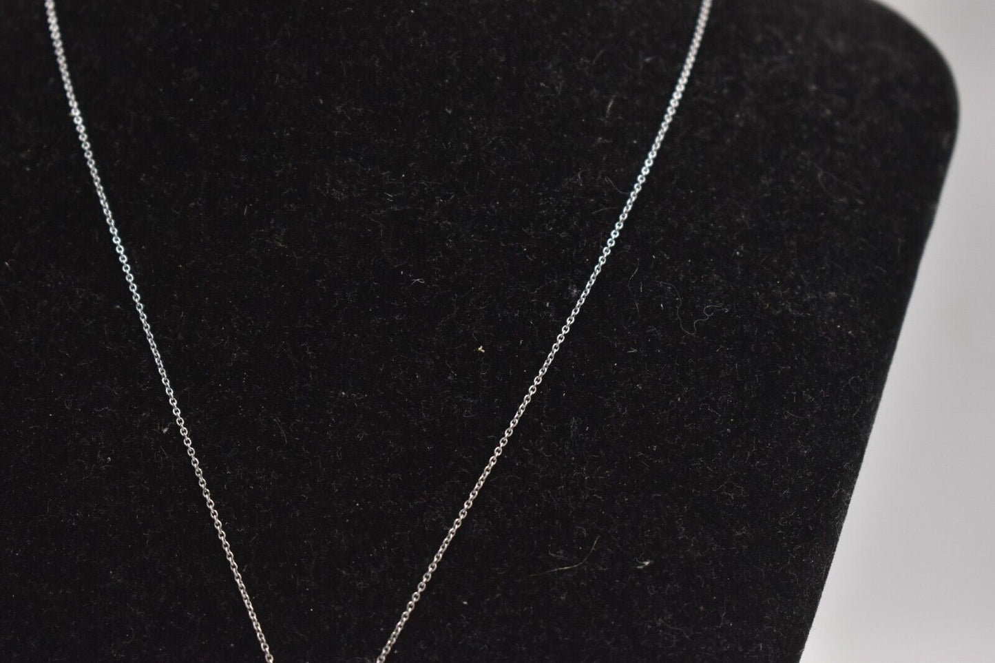 Vintage Silver Metal Rainbow Rhinestone Pendant Necklace