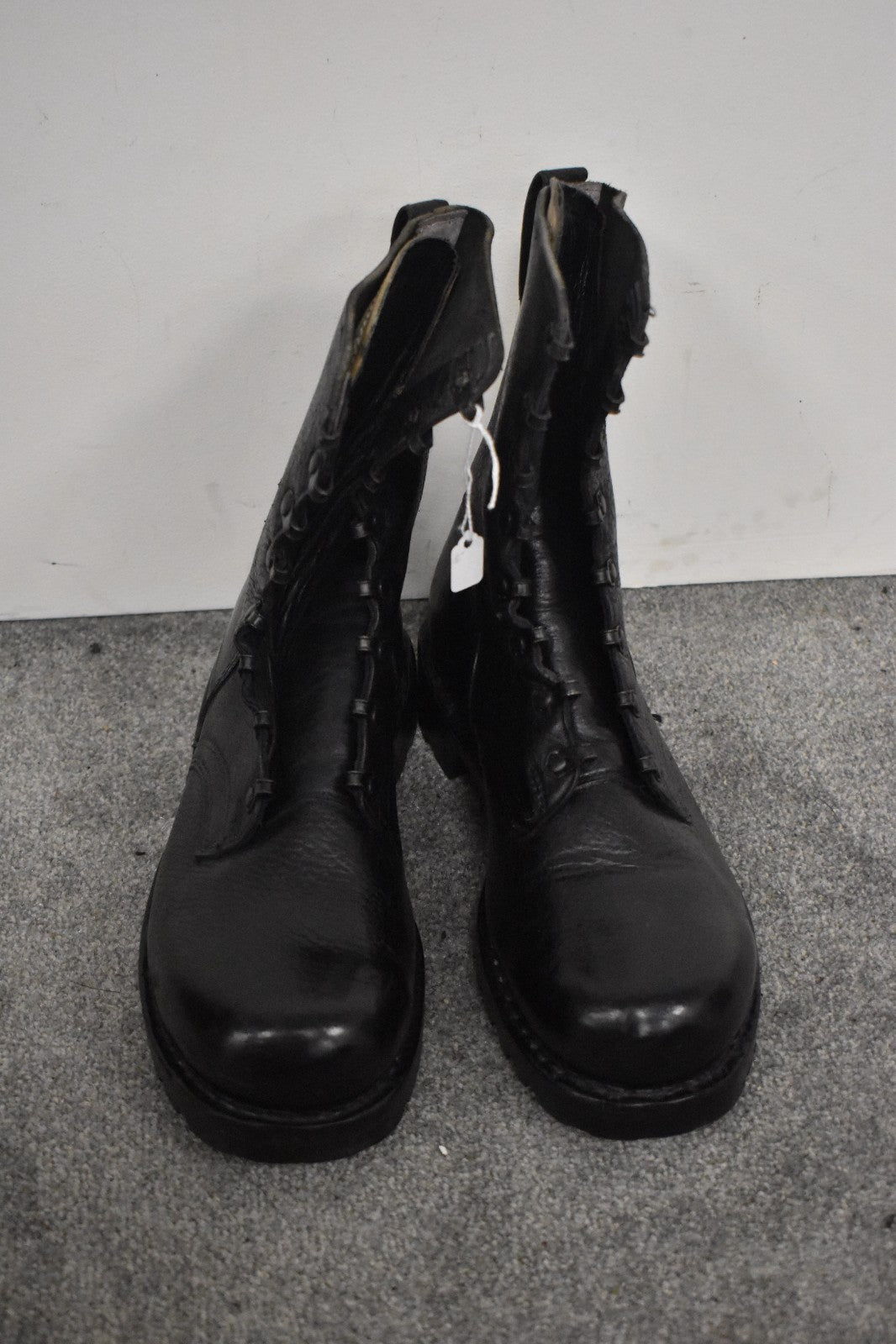 German Army Metzeler Black Leather Combat Boots – UK Size 8.5 (265)