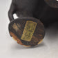 Antique Vintage Hand-Carved Wooden Elephant Statue Ceylon 17.5cm Figurine