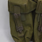 British Army Olive Green PLCE Left Hand Double Ammunition Pouch – Dated 1989