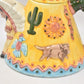 Vintage Fitz & Floyd Omnibus Indian Chief Tee Pee Teapot – Decorative Novelty