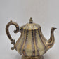 Antique French Silver Plated Rocco Style with Bone Handle Teapot